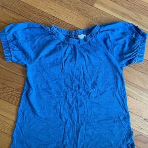Crewcuts blue ruffle cap sleeve top, size XL (12-14)